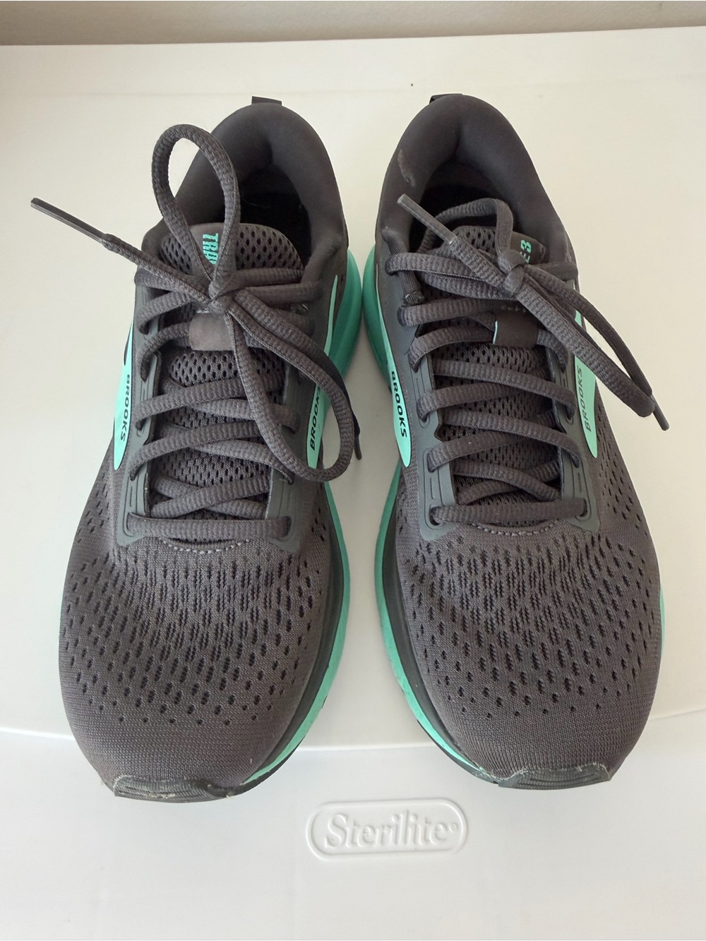 Brooks Gray & Teal Trace 3 Women’s 6.5